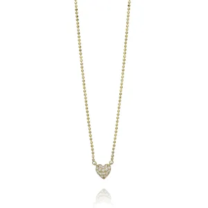 Mama Bijoux Diamond Heart Necklace (Mama Size)