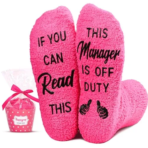 Manager Gifts for Women, Office Managers Gifts Project Nurse Case Stage Manager Gifts, Funny Manager Socks
