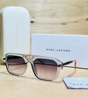 Marc Jacobs Horizon Edge Gradient Lens Sunglasses – Bold Transparent Frame