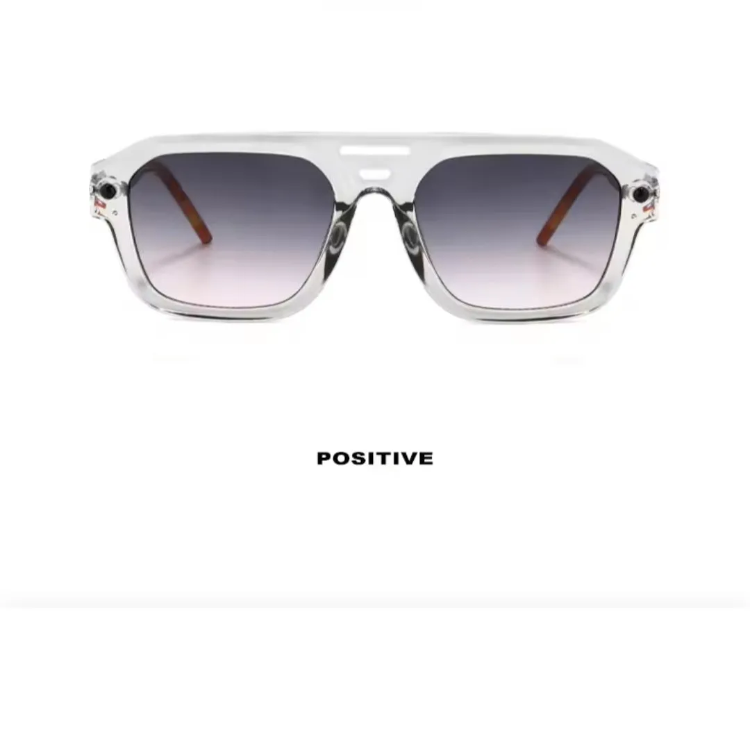 Marc Jacobs Horizon Edge Gradient Lens Sunglasses – Bold Transparent Frame