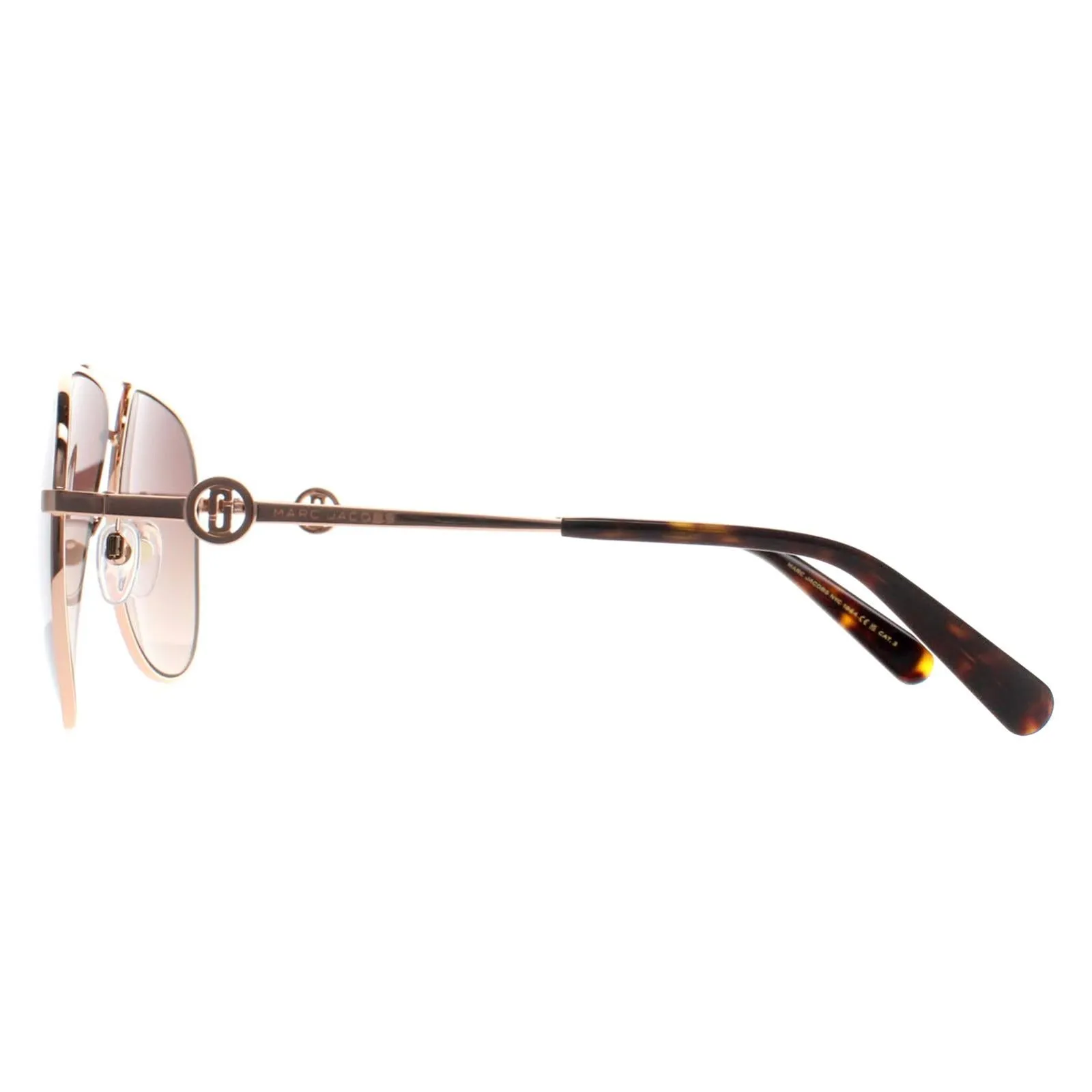 Marc Jacobs Sunglasses MARC 653/S 01Q HA Gold Brown Brown Gradient