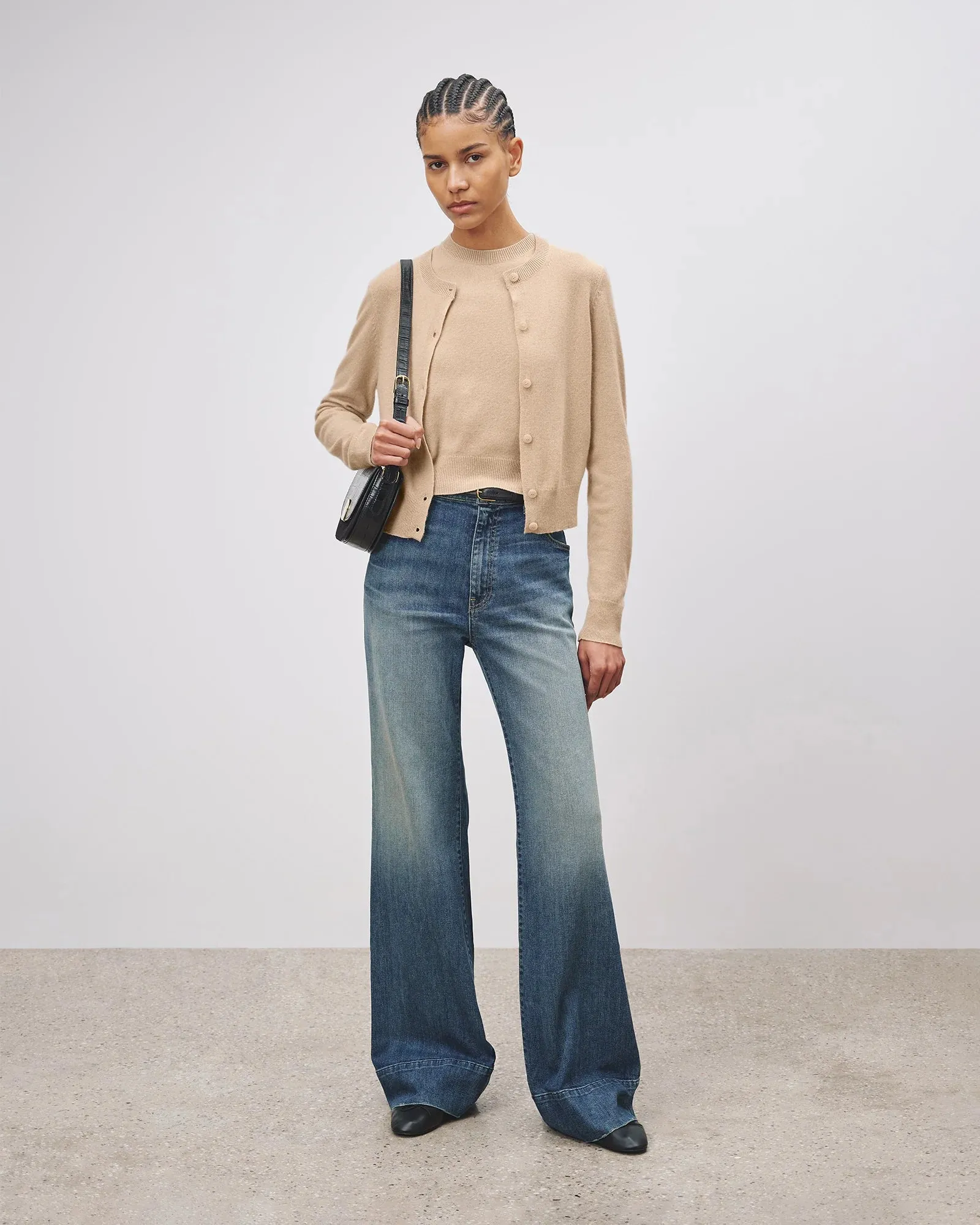 MARCH CARDIGAN IN TAUPE