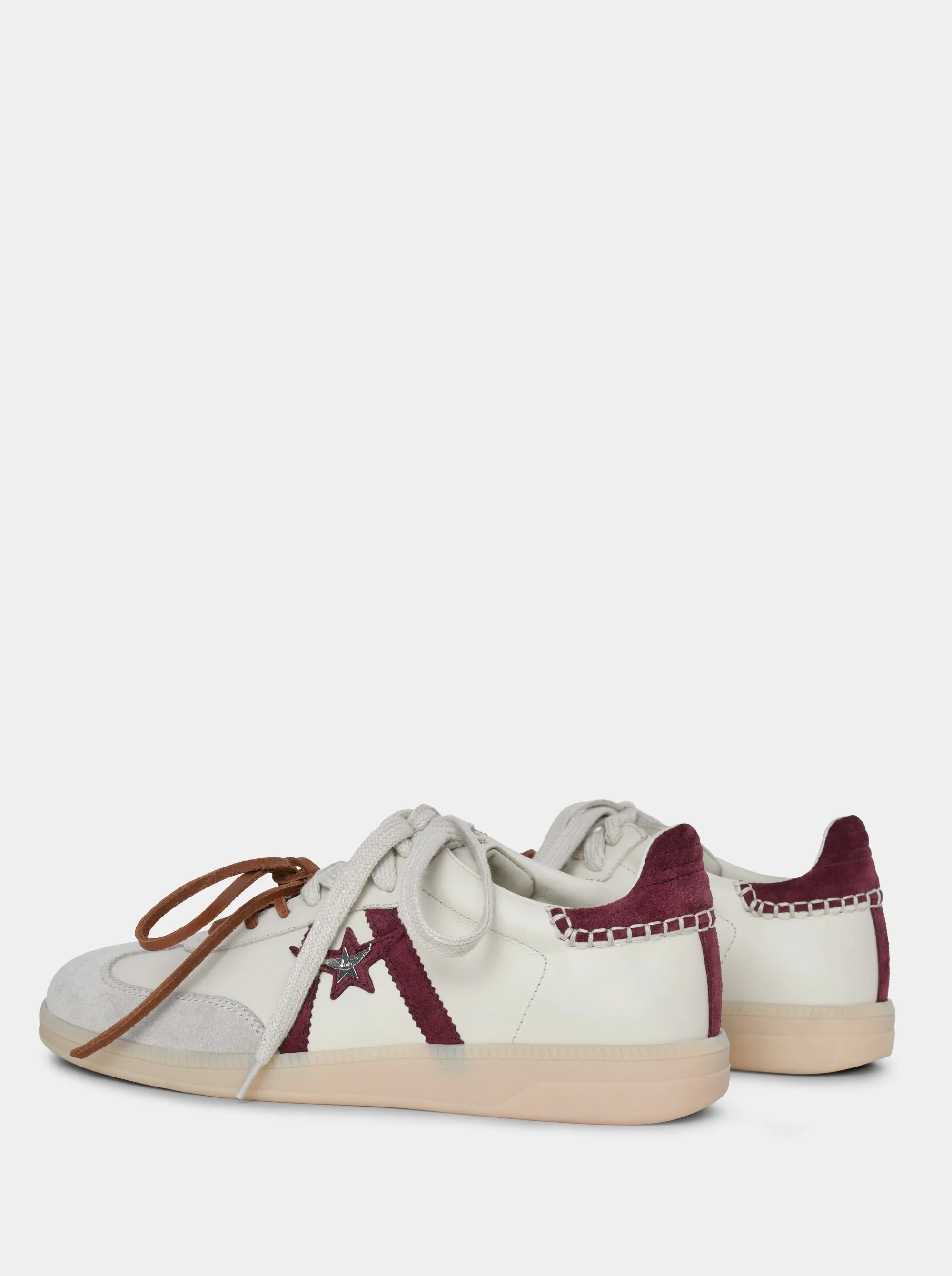 MARTINA BEIGE WINE SNEAKERS