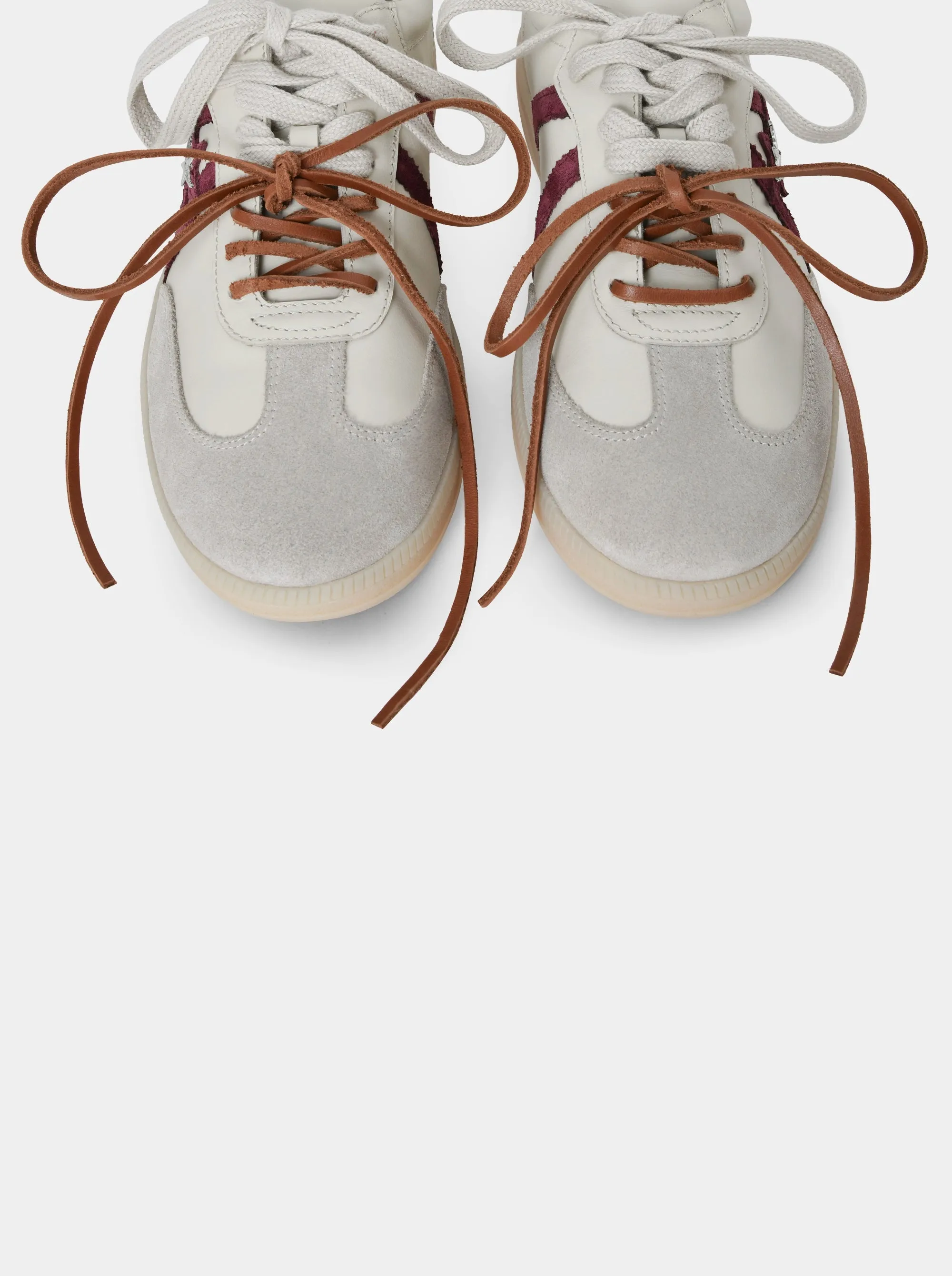 MARTINA BEIGE WINE SNEAKERS