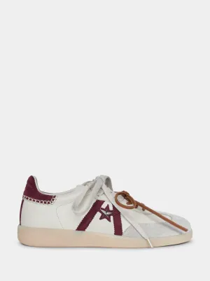MARTINA BEIGE WINE SNEAKERS