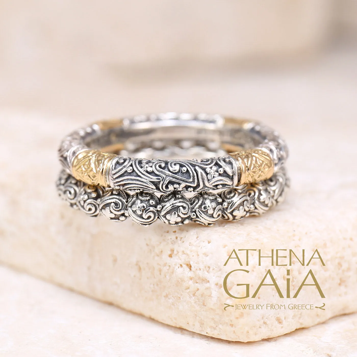 Meadow Breeze Silver Circle Ring (In-Stock)