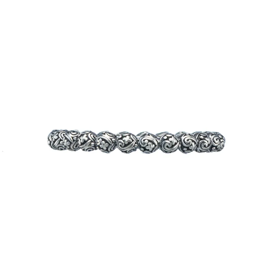 Meadow Breeze Silver Circle Ring (In-Stock)