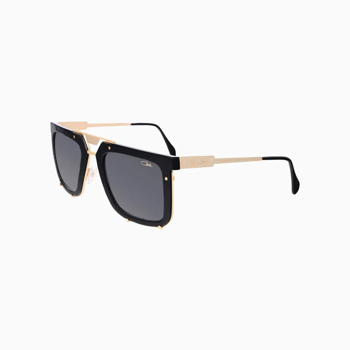 Men's Cazal 648 001 Black Gold Sunglasses
