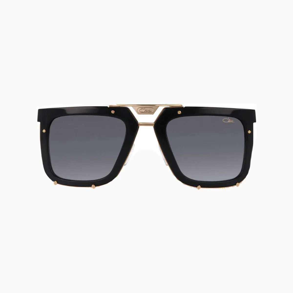 Men's Cazal 648 001 Black Gold Sunglasses