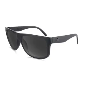 Men's Knockaround® Torrey Pines Sunglasses in Black on Black Smoke