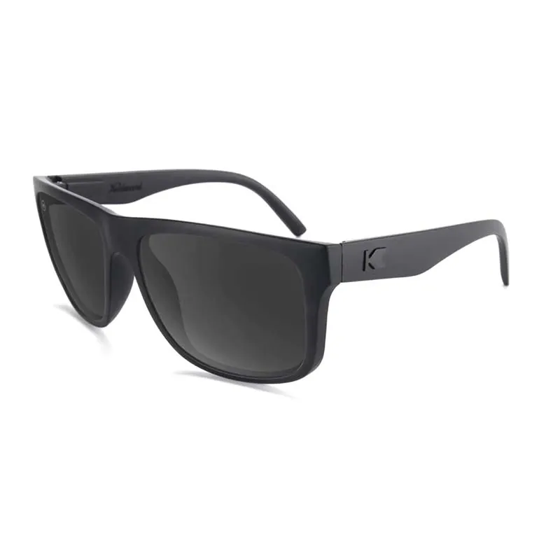 Men's Knockaround® Torrey Pines Sunglasses in Black on Black Smoke