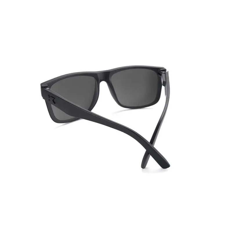Men's Knockaround® Torrey Pines Sunglasses in Black on Black Smoke