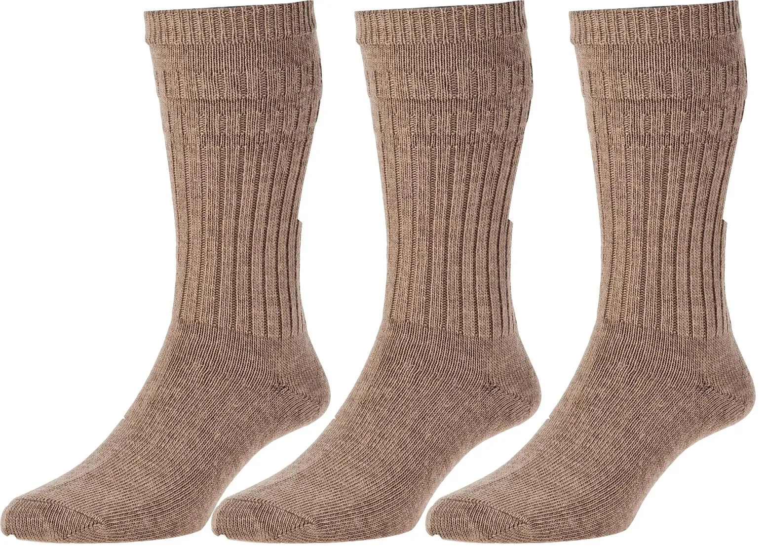 Men's Non-Elastic Softop Thermal Wool Socks (HJ95), Multiple Colour Options