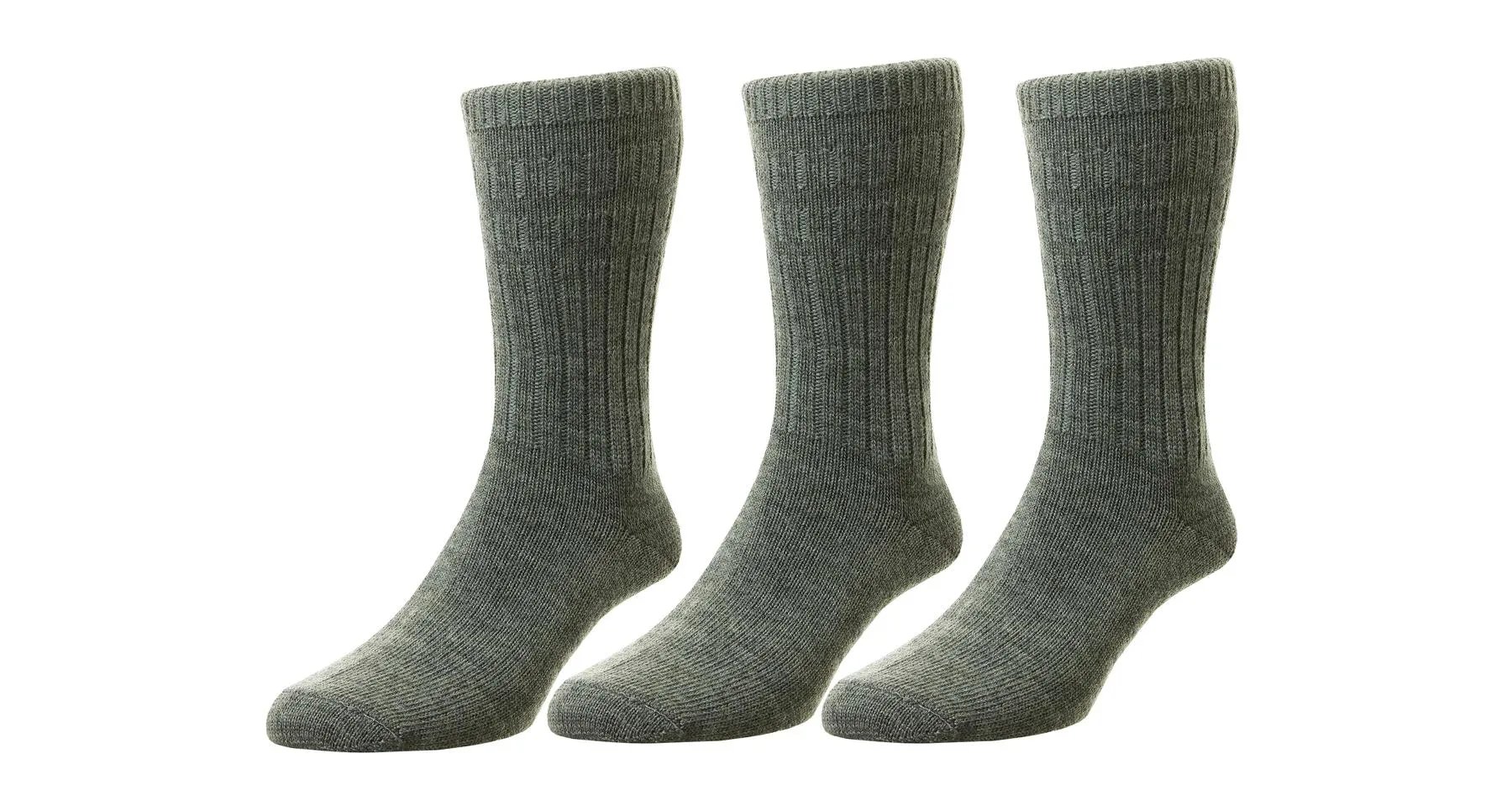 Men's Non-Elastic Softop Thermal Wool Socks (HJ95), Multiple Colour Options