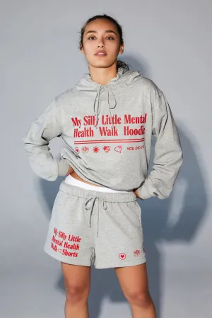 Mental Health Walk Fitted Hoodie