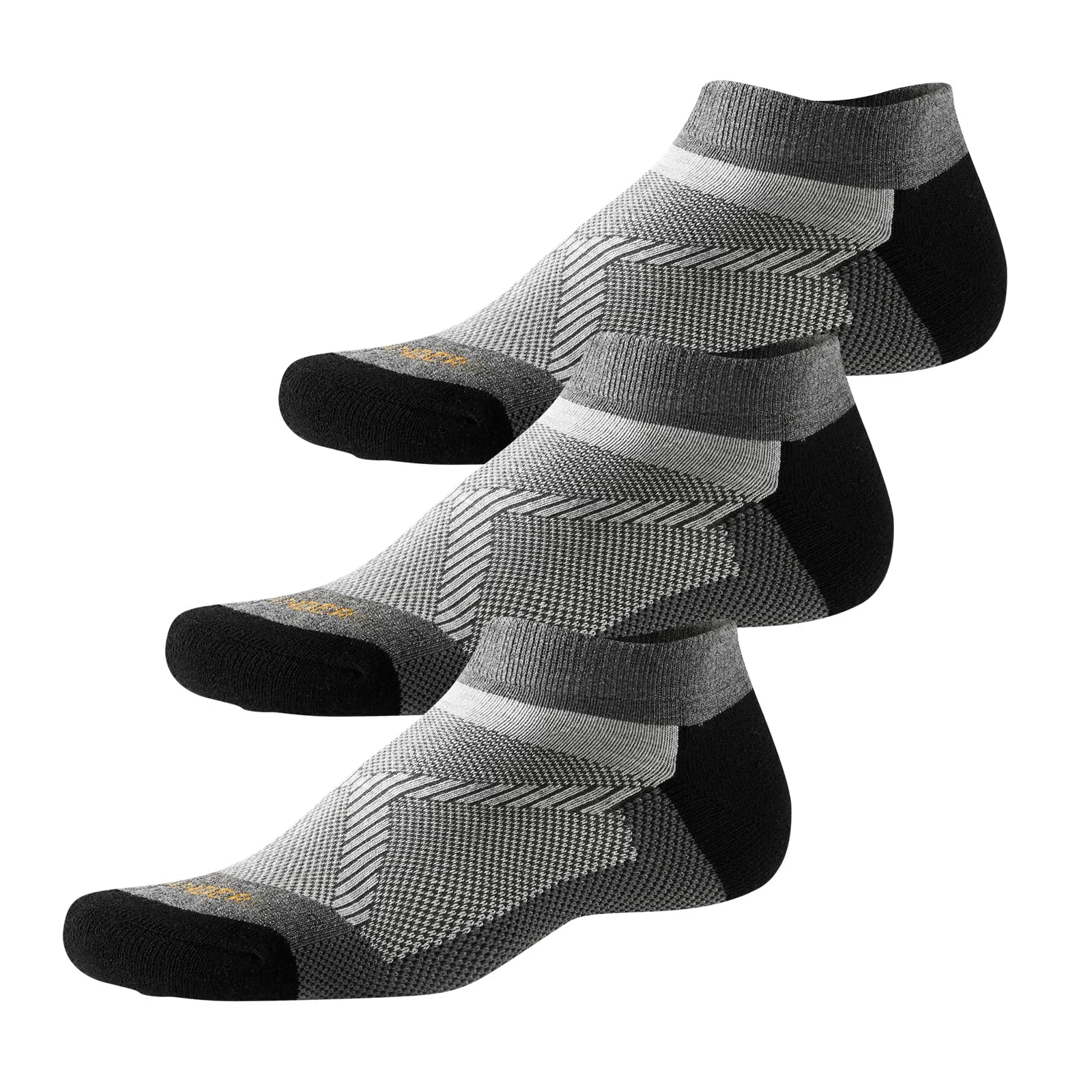 MERINO WOOL CUSHIONED RUNNING ANKLE SOCKS 3PACK