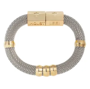 Mesh Classic Two Tone Bracelet