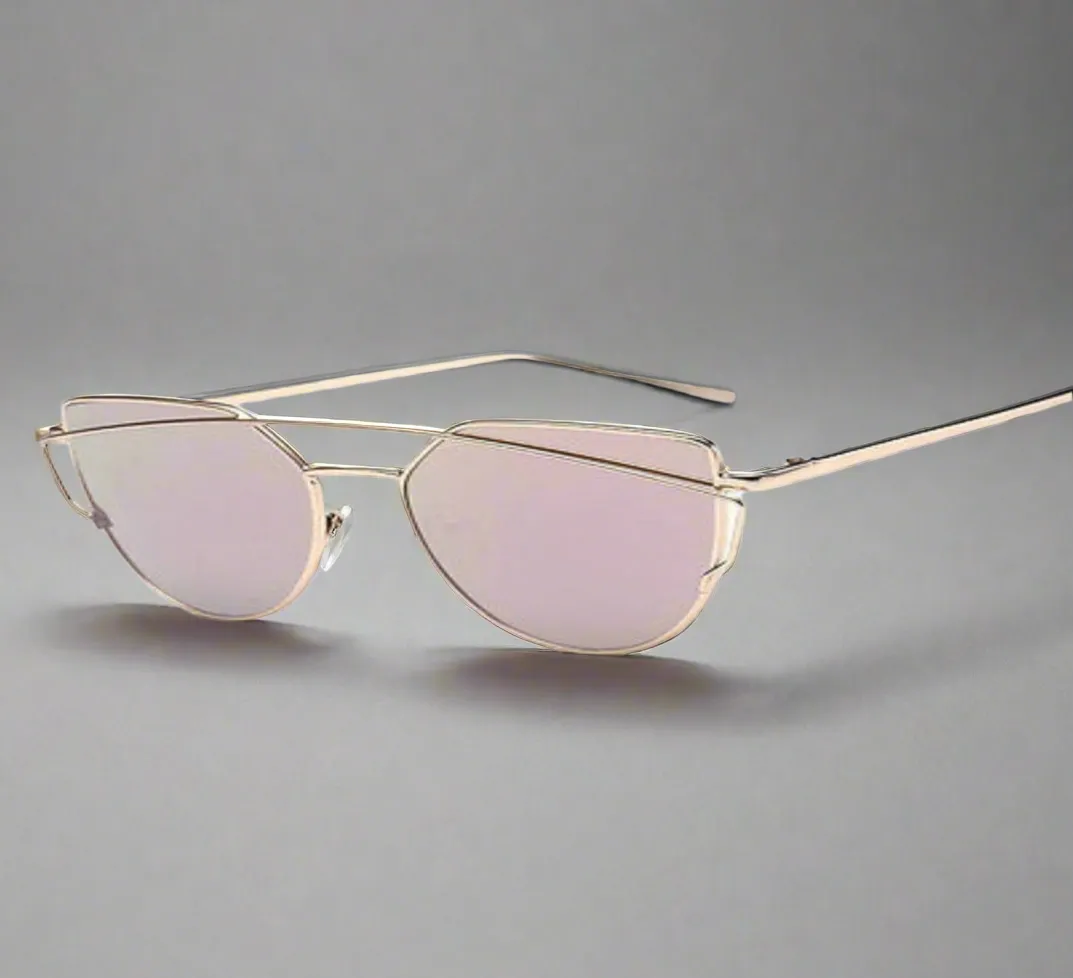 Metal Crossbar Sunglasses