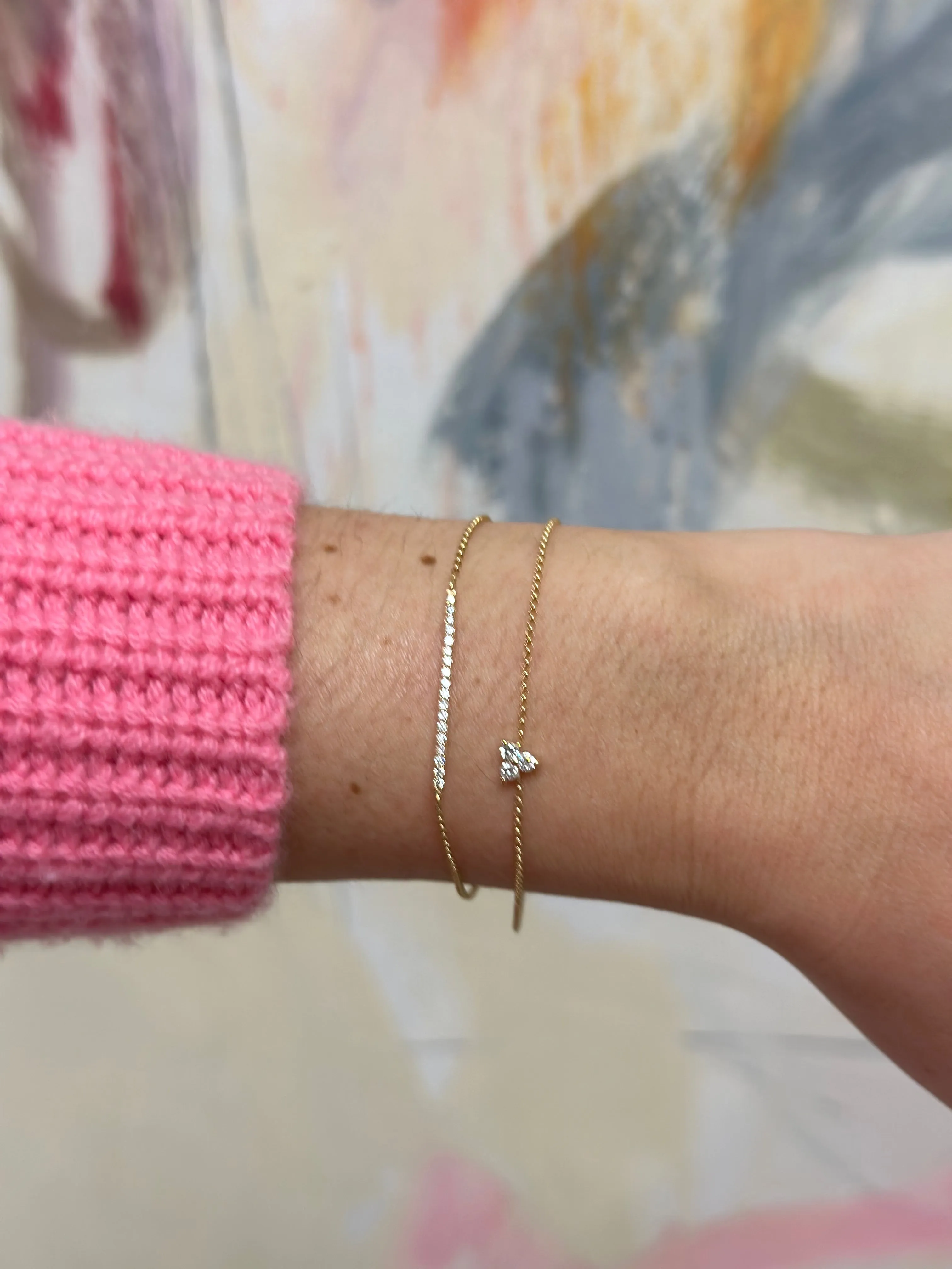 Mini Diamond Trio Bracelet