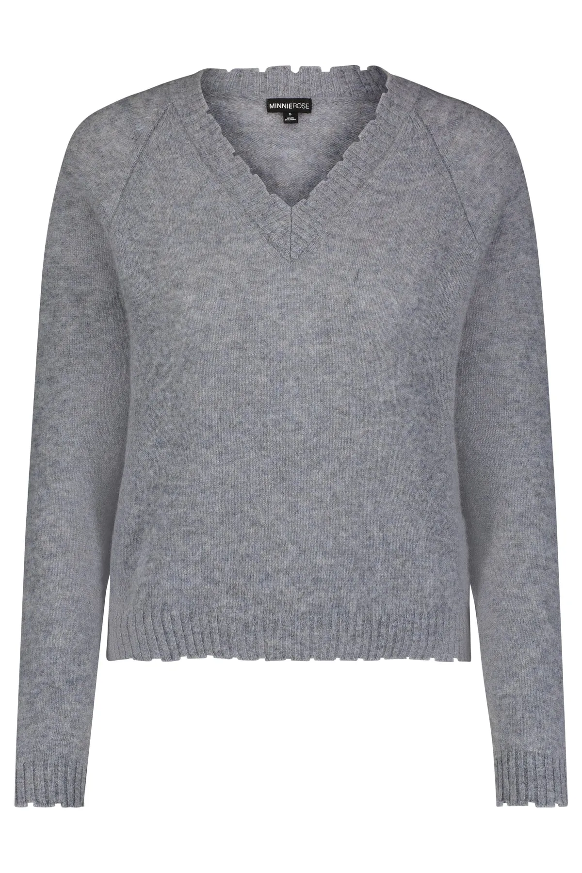 Minnie Rose Distressed Sweater
