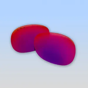 Mirrored Purple Replacement Lens Set | Square