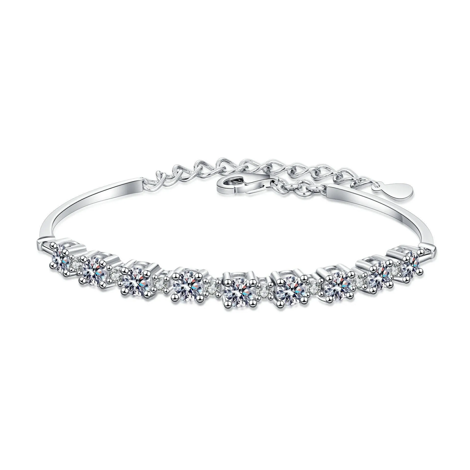 Moissanite Bracelet, Wedding Bracelets-Bride Bracelets-BM001