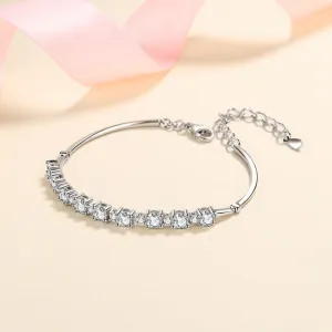 Moissanite Bracelet, Wedding Bracelets-Bride Bracelets-BM001