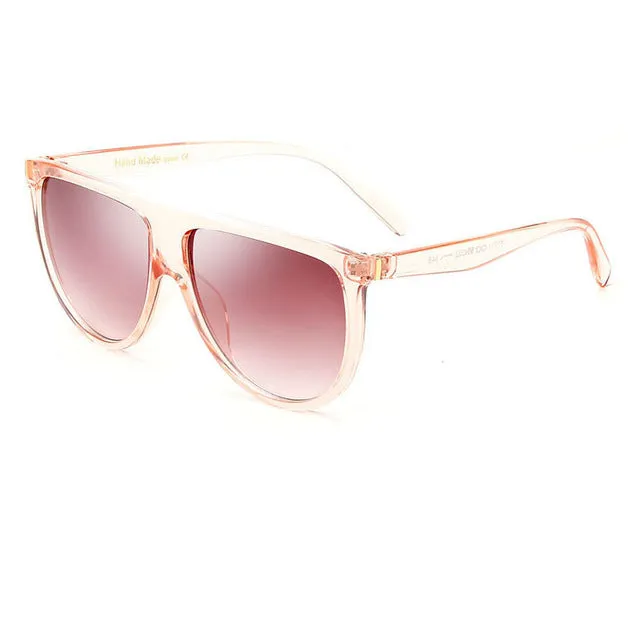 MOLNIYA Oversized Square Sunglasses Women Designer Brand Big one lens mans black Sun Glasses female uv400 transparent Frame