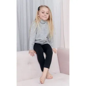 Mondor 4790 Thermal Footless Tights Black - Child