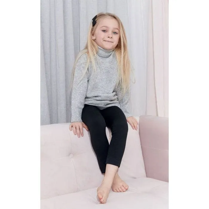 Mondor 4790 Thermal Footless Tights Black - Child