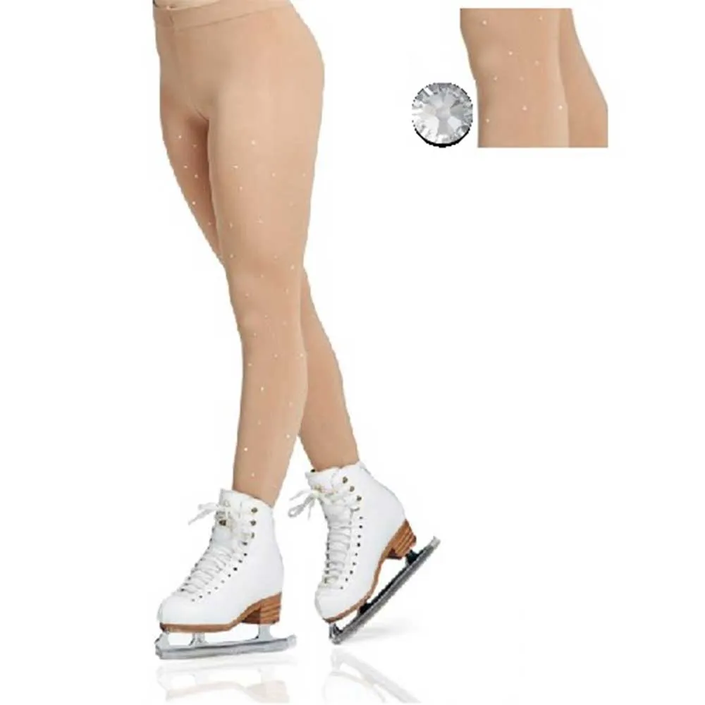 Mondor 911 Rhinestone Footed Skating Tights - Adult