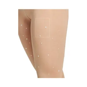 Mondor 911 Rhinestone Footed Skating Tights - Adult