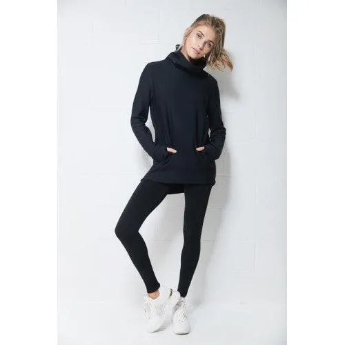 Mondor Thermal Leggings / Footless Figure Skating Tights 4790 - Black