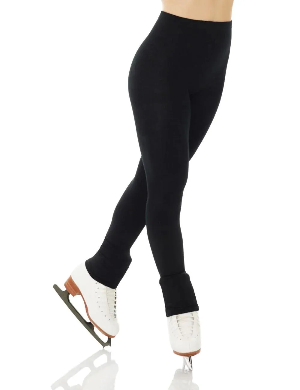 Mondor Thermal Leggings / Footless Figure Skating Tights 4790 - Black