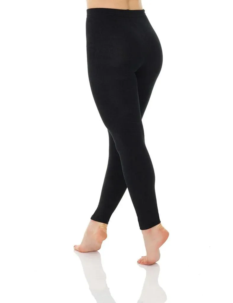 Mondor Thermal Leggings / Footless Figure Skating Tights 4790 - Black