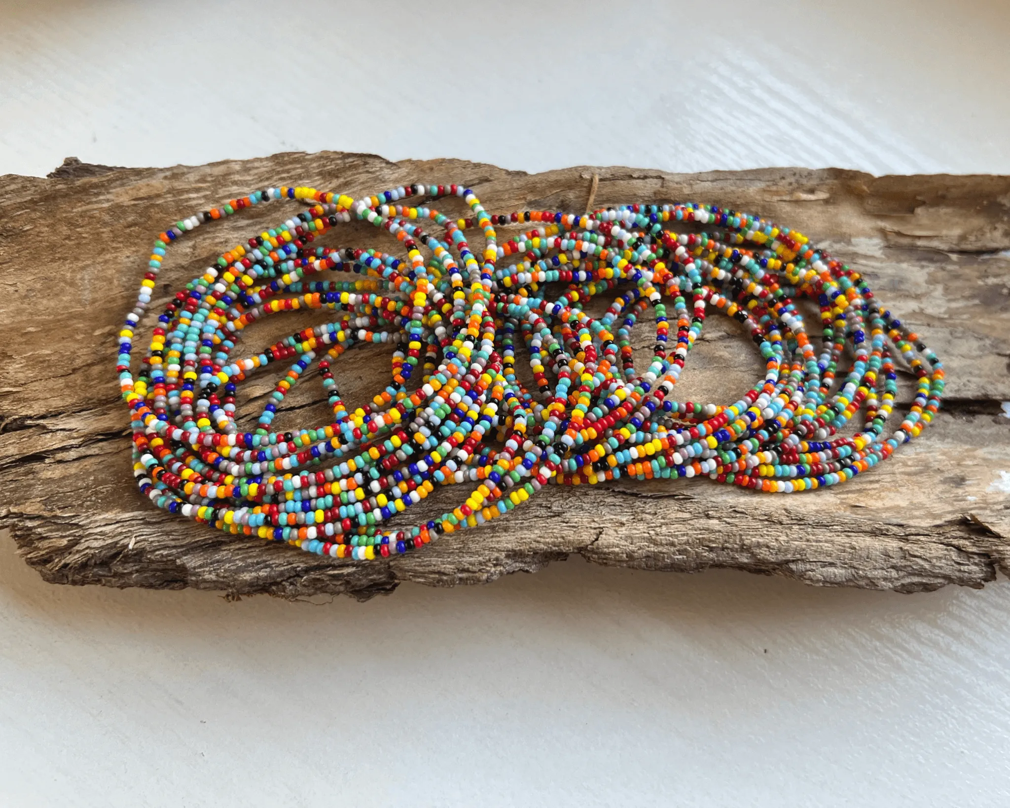 Multi Color Seed Bead Stretch Bracelets
