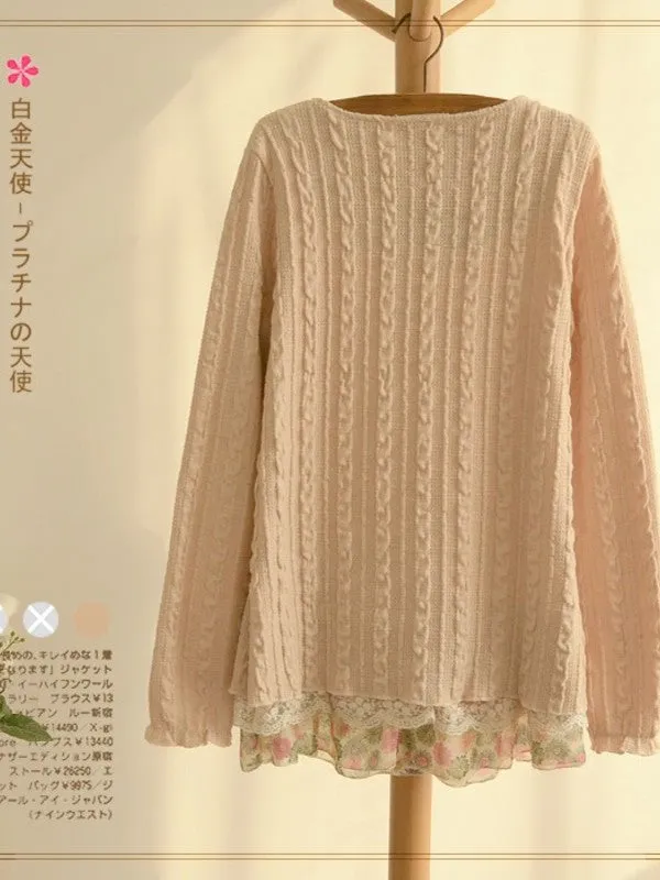 nancy fancy cable knit
