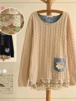 nancy fancy cable knit