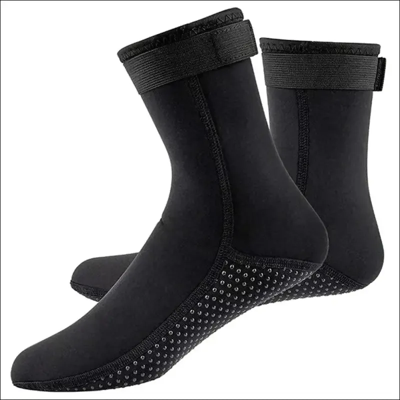 Neoprene diving socks - 3mm warm non-slip boots for swimming & snorkeling