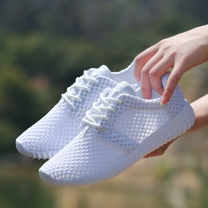 New Mesh Women Flat Shoes Lightweight Women Sneakers