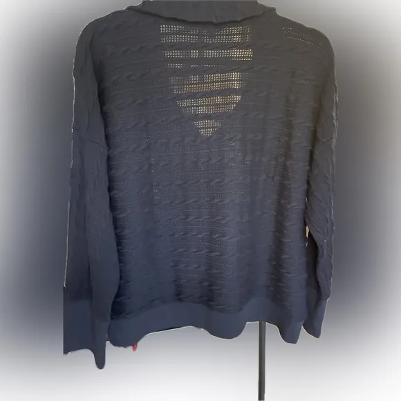 NEW Navy Dolman Sleeve Sweater, 3X