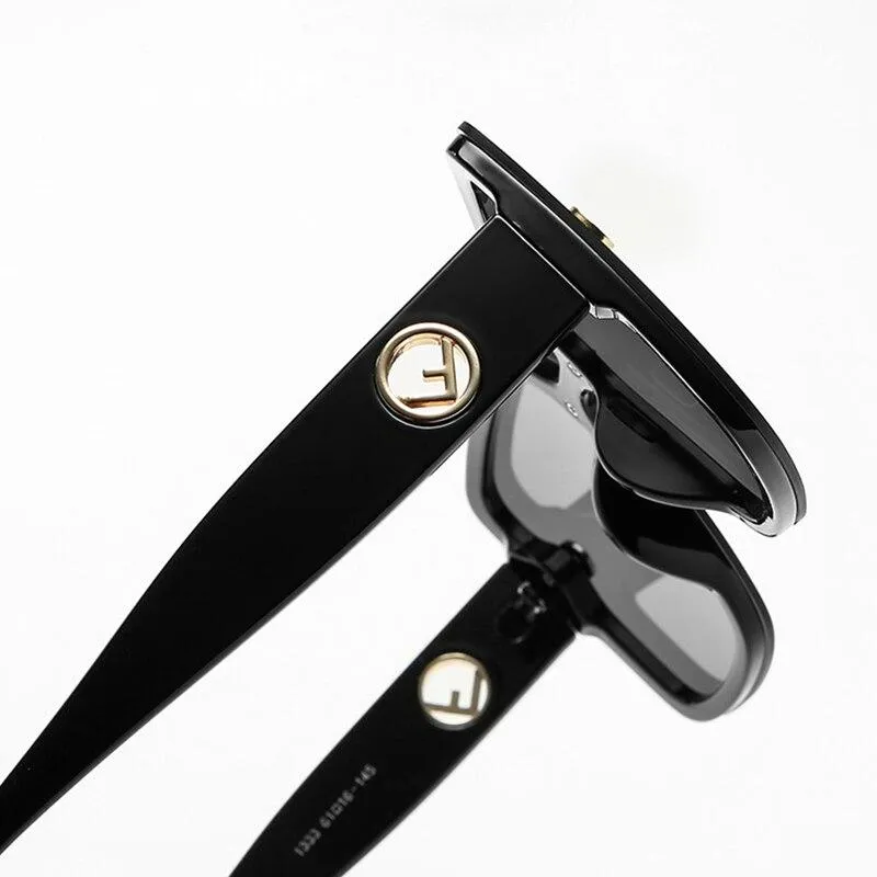 New Oversized Sunglasses Plastic Women Gradient Sun Glasses UV400