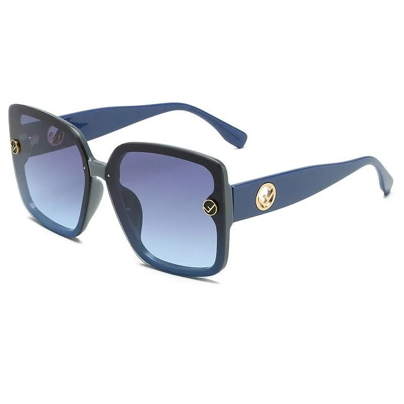 New Oversized Sunglasses Plastic Women Gradient Sun Glasses UV400