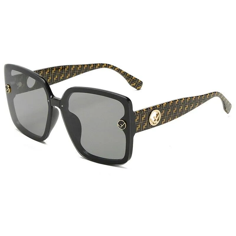 New Oversized Sunglasses Plastic Women Gradient Sun Glasses UV400