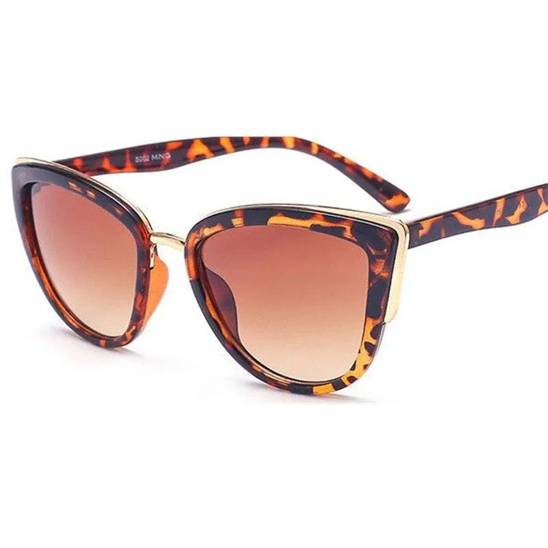 New Oversized Sunglasses Women Cateye Retro Glasses for Women Luxury Sunglasses Women Brand Oculos De Sol Feminino