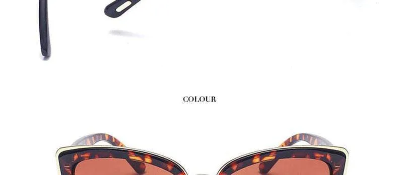 New Oversized Sunglasses Women Cateye Retro Glasses for Women Luxury Sunglasses Women Brand Oculos De Sol Feminino
