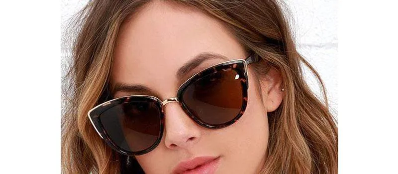 New Oversized Sunglasses Women Cateye Retro Glasses for Women Luxury Sunglasses Women Brand Oculos De Sol Feminino