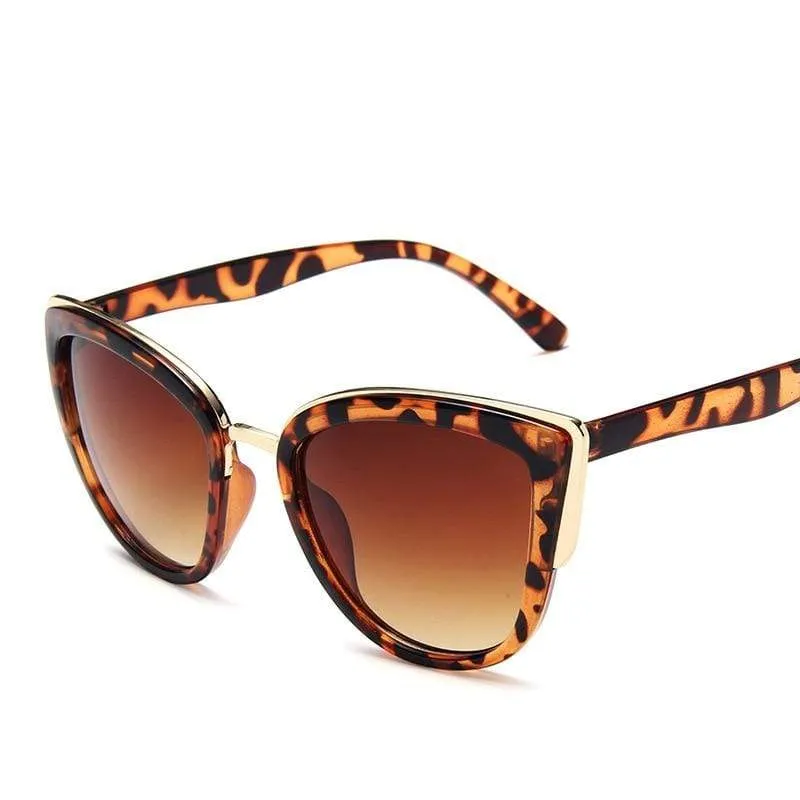 New Oversized Sunglasses Women Cateye Retro Glasses for Women Luxury Sunglasses Women Brand Oculos De Sol Feminino