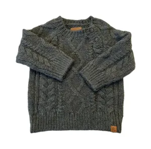 New with tags! Boys Canadiana Cable Knit Sweater Grey Sz 12-18 Months! Retails $38 