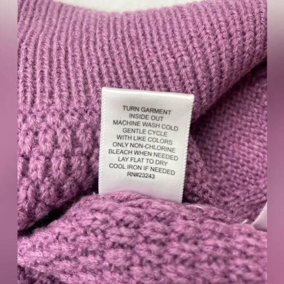 NEW YORK &amp; COMPANY CABLE-KNIT MOCK NECK PULLOVER SWEATER XXL (#6661)